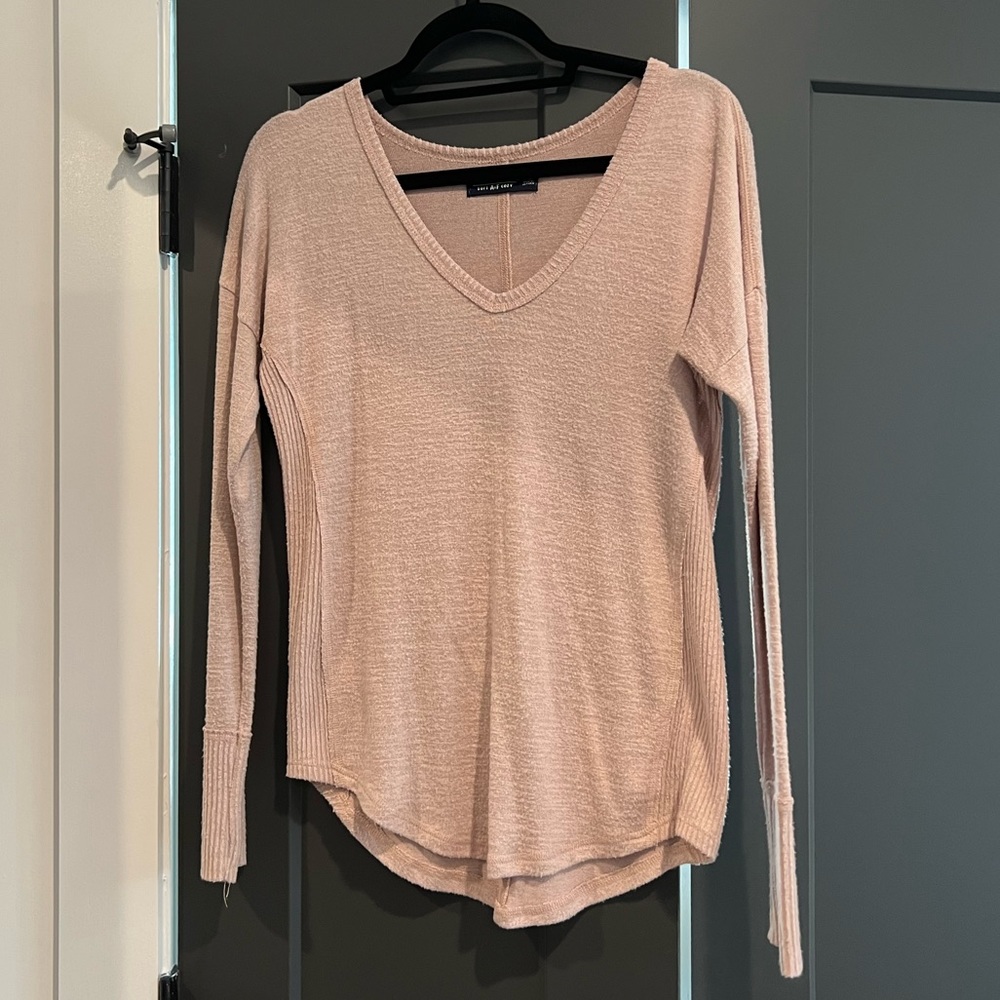 Abercrombie soft and cozy AF long sleeve tee XS